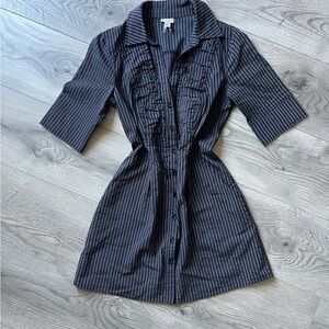 Dynamite Vintage Y2K Shirt Dress with pockets size M business casual‎ workwear